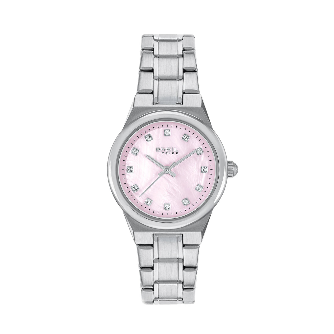 Relógio Breil Fiji 30mm aço quartzo rosa EW0853