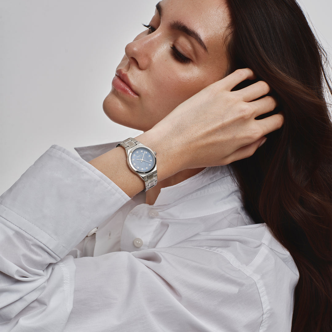 Relógio Breil Fiji 30mm aço quartzo azul EW0854