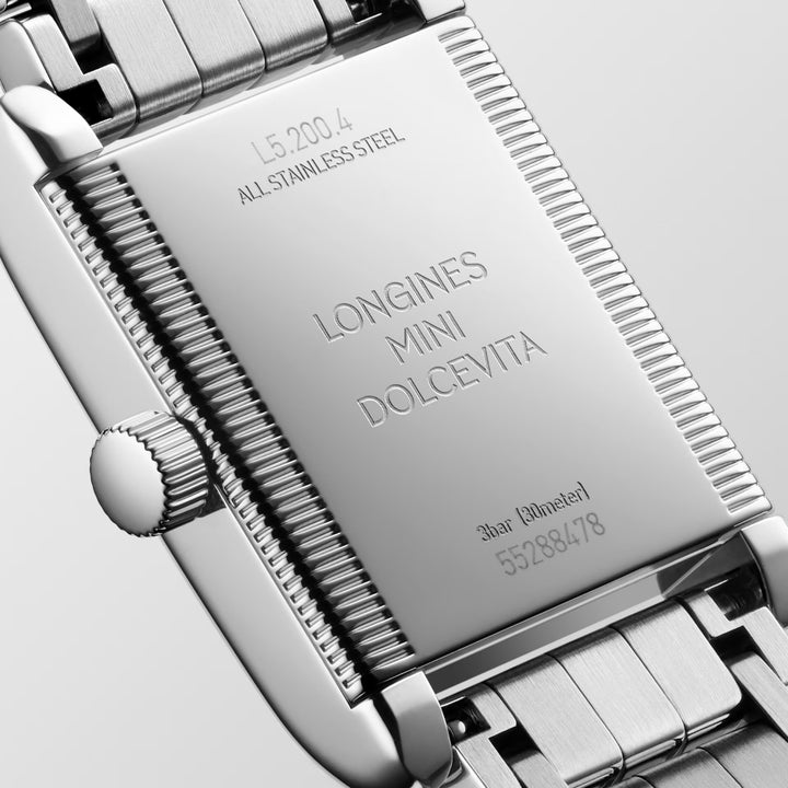 Longines Mini Dolcevita Watch 21.5x29mm Silver Quartz Steel L5.200.4.71.6
