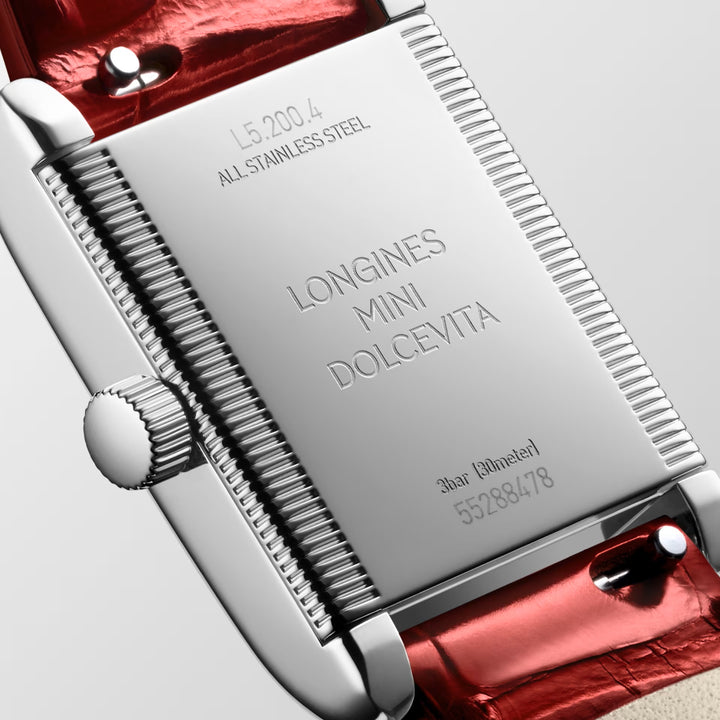 Relógio Longines Turtlevita Mini 21.5x29mm prata de quartzo aço L5.200.4.71.5