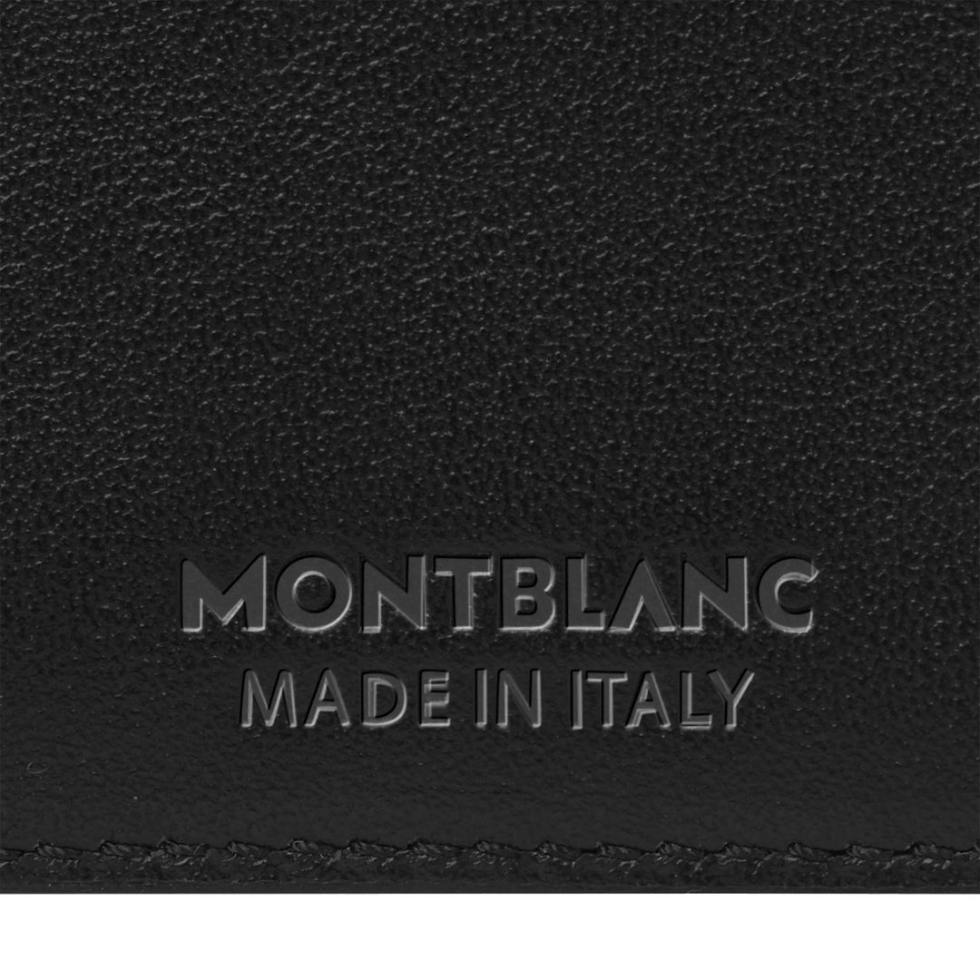 محفظة مون بلان 6cc مع حامل بطاقة قابل للإزالة 131250