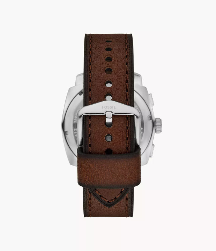 Fossil Machine Chrono Uhr 44 mm grüner Quarzstahl FS6100