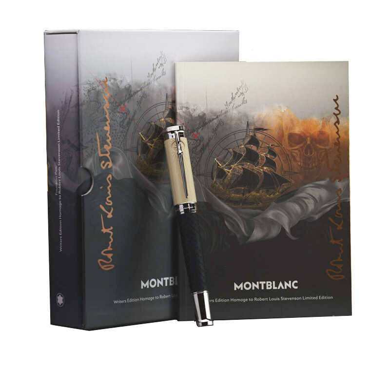 Montblanc Fountains Writers Edition Hulde aan Robert Loius Stevenson Limited Edition Punta M 129417