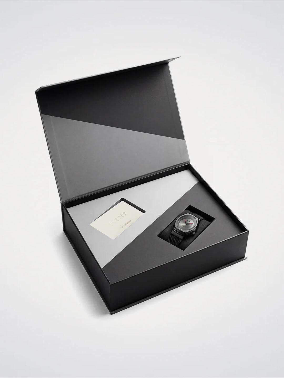 D1 Milano klocka Limited Edition Giugiaro Design 40mm grått kvartsstål D1-IDBJ01