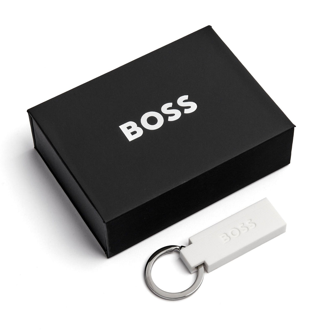 Hugo Boss Keyring Edge Iconic White HAK421W
