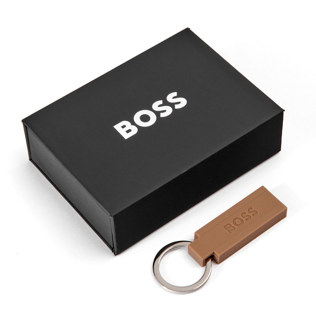 Hugo Boss Keyring Edge Iconic Camel HAK421X