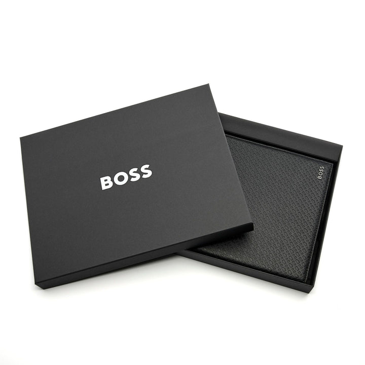 Pasta Monograma Hugo Boss A4 Preto HDF412A