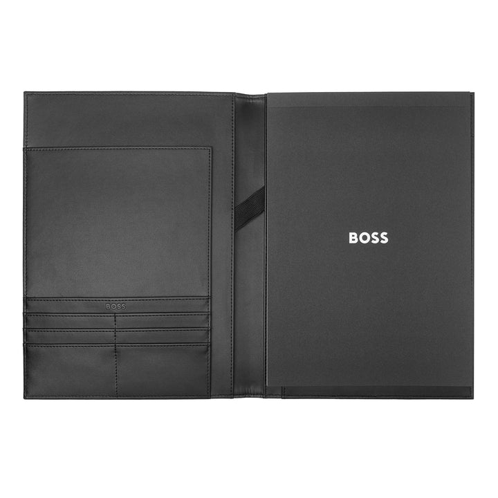 Pasta Monograma Hugo Boss A4 Preto HDF412A