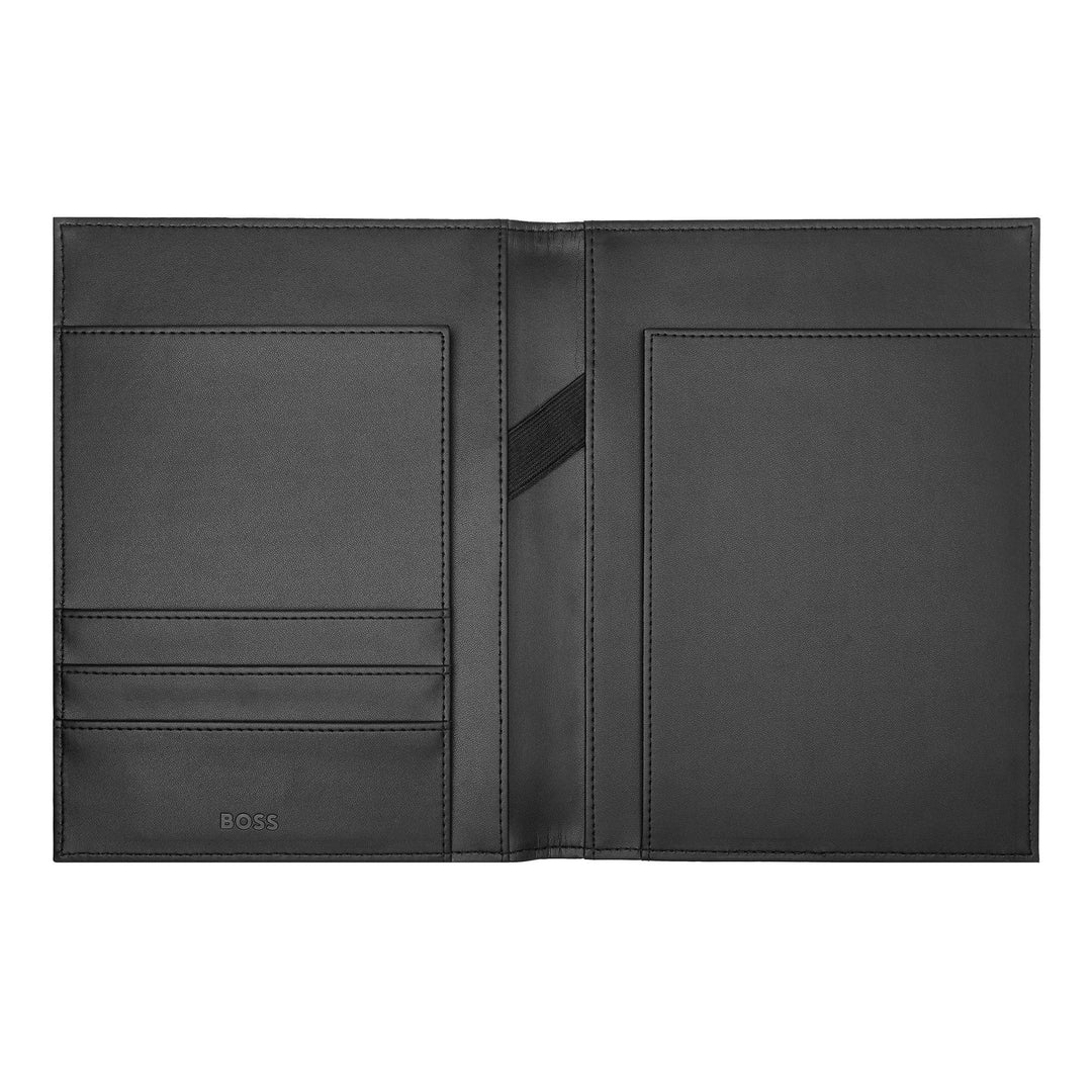Pasta Hugo Boss A5 Monograma Preto HDM412A