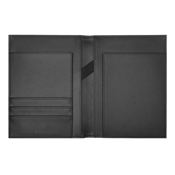 Pasta Hugo Boss A5 Monograma Preto HDM412A