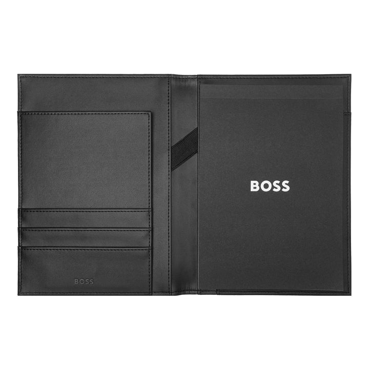 Pasta Hugo Boss A5 Monograma Preto HDM412A