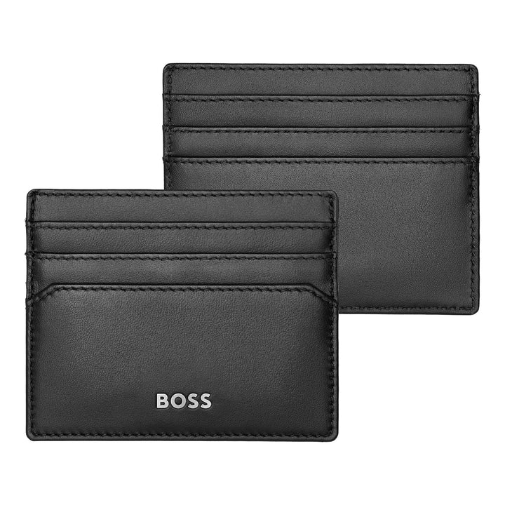 Hugo Boss Porta carte Classico Liscio Nero HLC403A