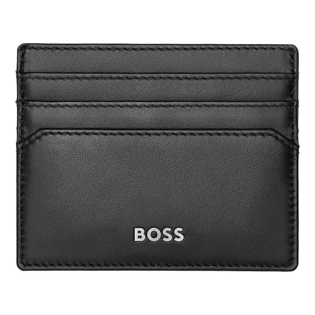 Hugo Boss Porta carte Classico Liscio Nero HLC403A