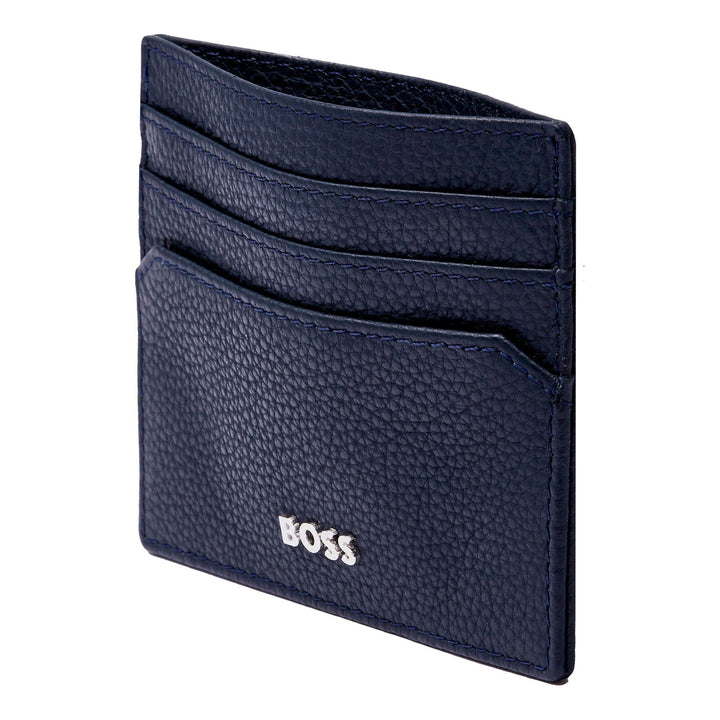 Porta-cartões Hugo Boss Classic Grained Navy HLC416N