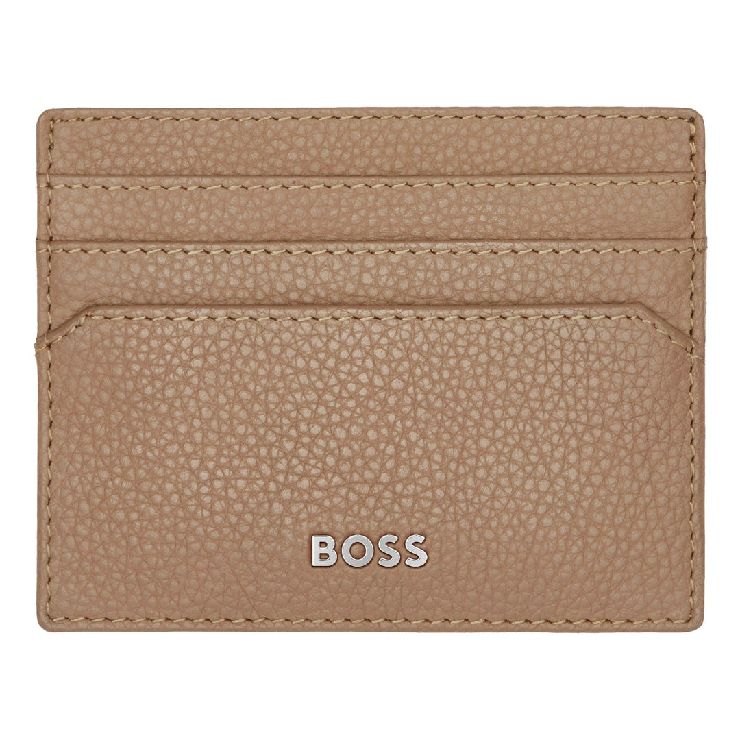 Porta-cartões Hugo Boss Classic Garnet Camel HLC416X