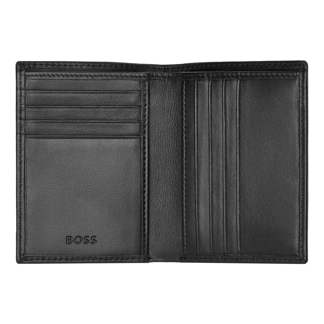 Hugo Boss Classic Smooth Folding Korthållare Svart HLE403A