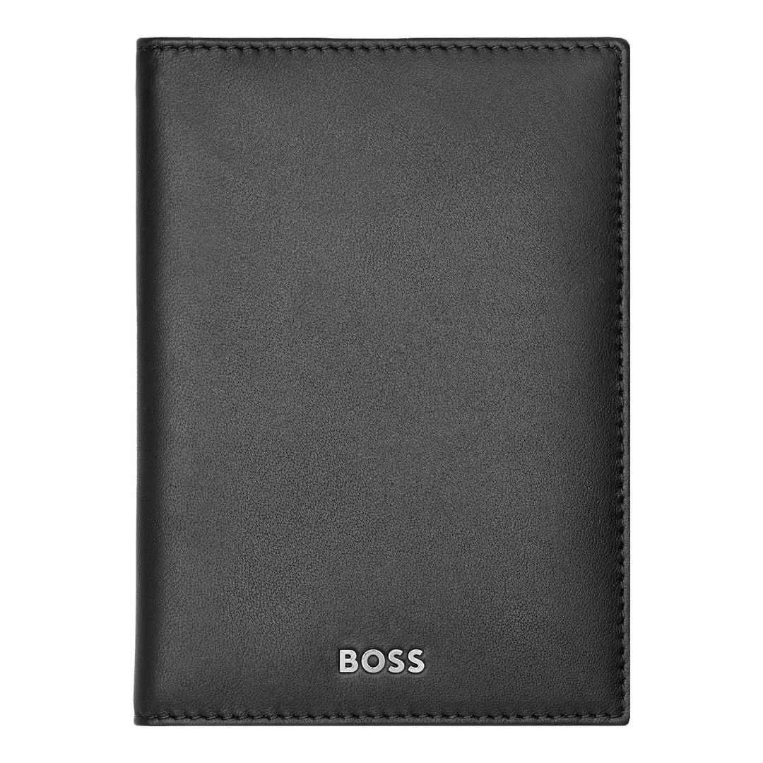 Hugo Boss Classic Smooth Folding Korthållare Svart HLE403A