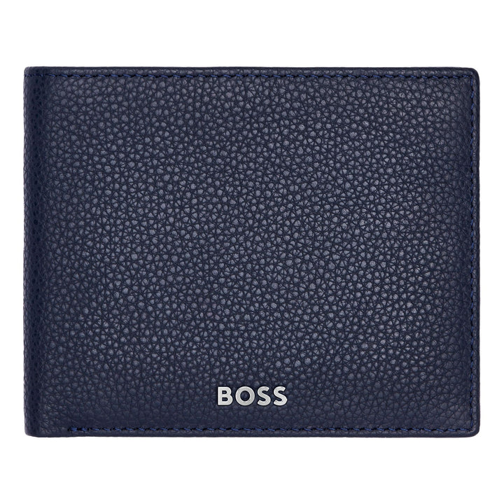 Portefeuille Hugo Boss Classic Grained Navy HLM416N