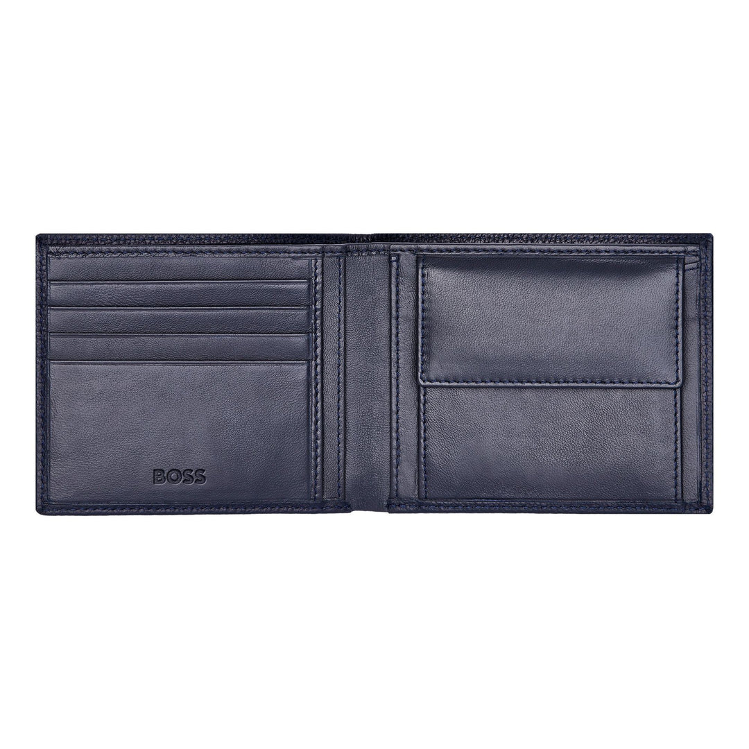 Portefeuille Hugo Boss Classic Grained Navy HLM416N