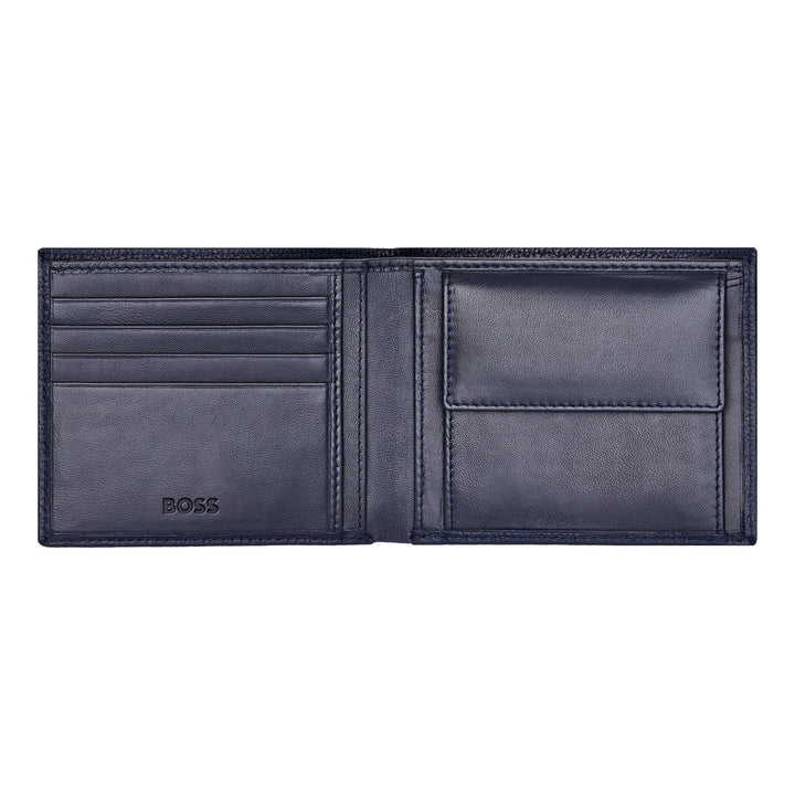 Portefeuille Hugo Boss Classic Grained Navy HLM416N