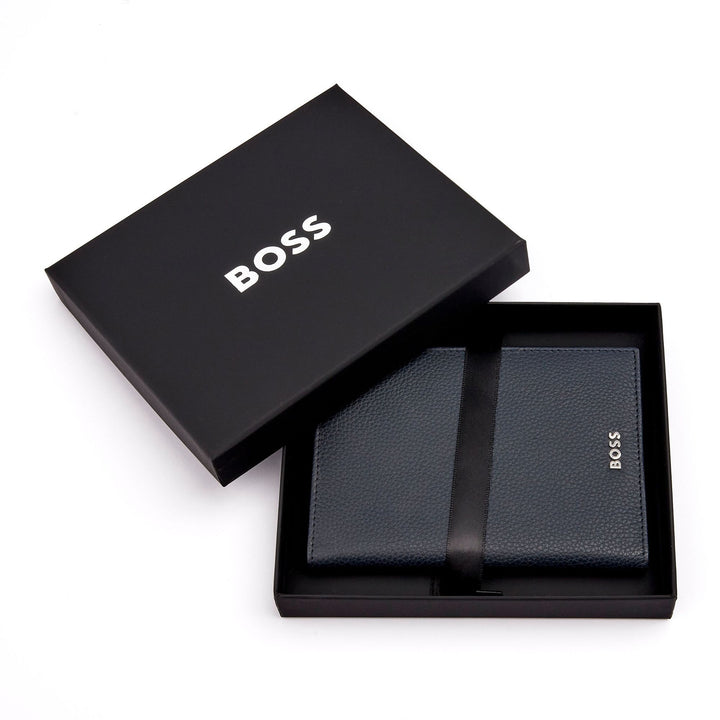 Hugo Boss Portapassaporto Classic Grained Navy HLP416N
