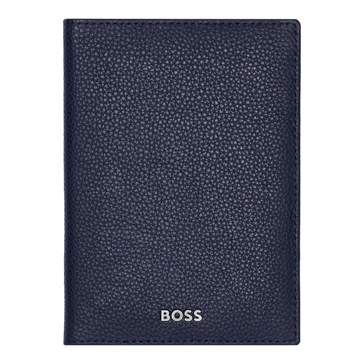 Hugo Boss Portapassaporto Classic Grained Navy HLP416N