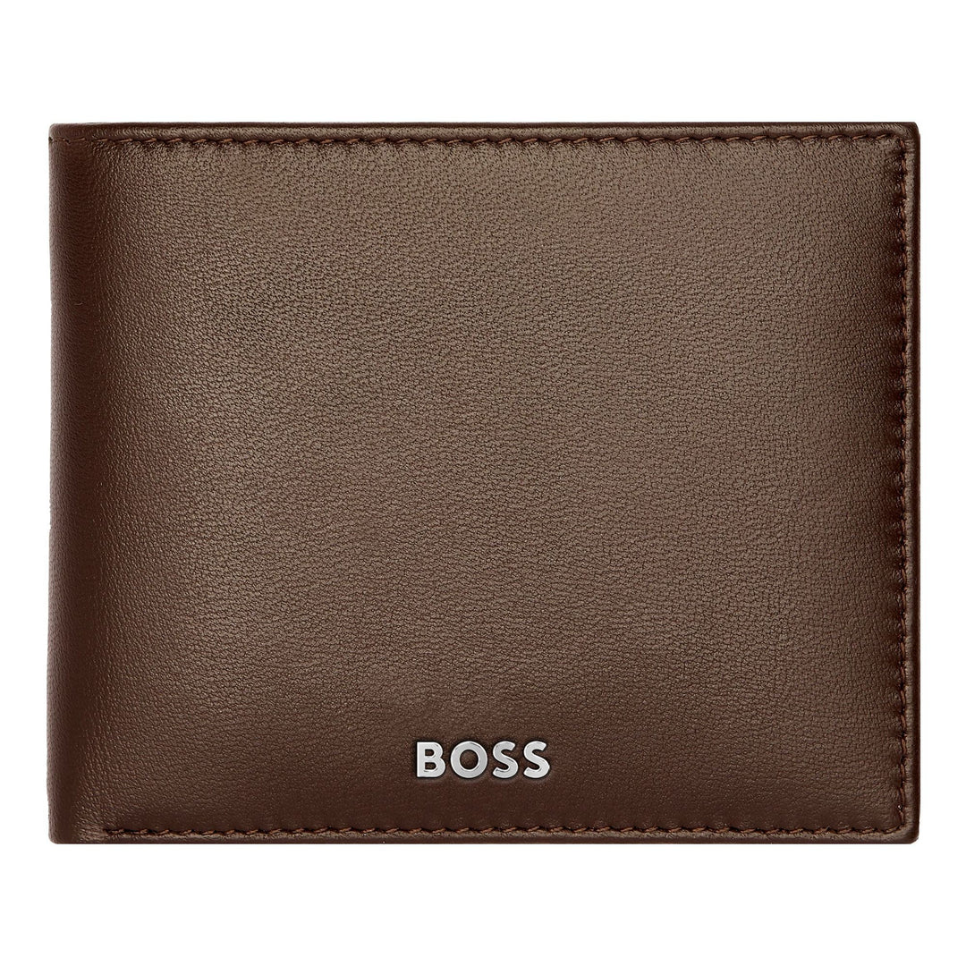 Hugo Boss Portafoglio Classico Liscio Marrone HLW403Y