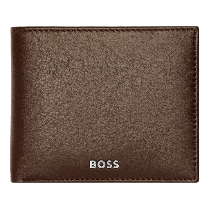 Hugo Boss Portafoglio Classico Liscio Marrone HLW403Y