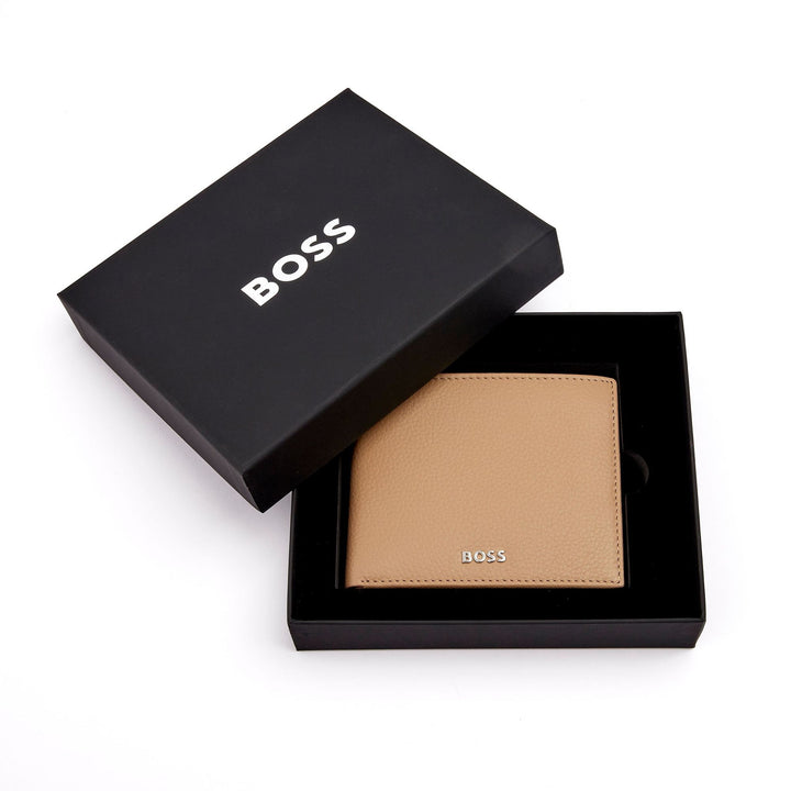 Hugo Boss Portafoglio Classico Granulato Cammello HLW416X