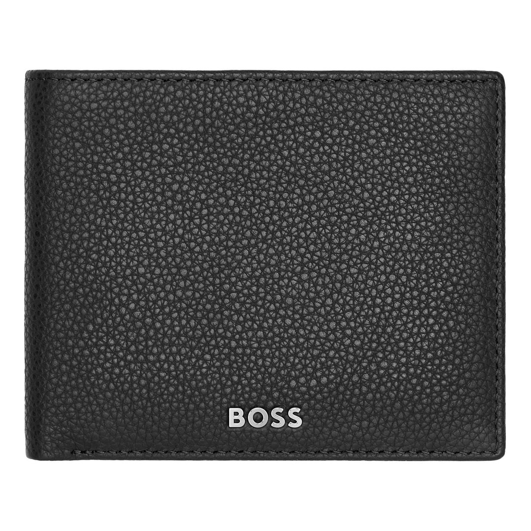 Hugo Boss Portafoglio con patta Classico Granulato Nero HLY416A