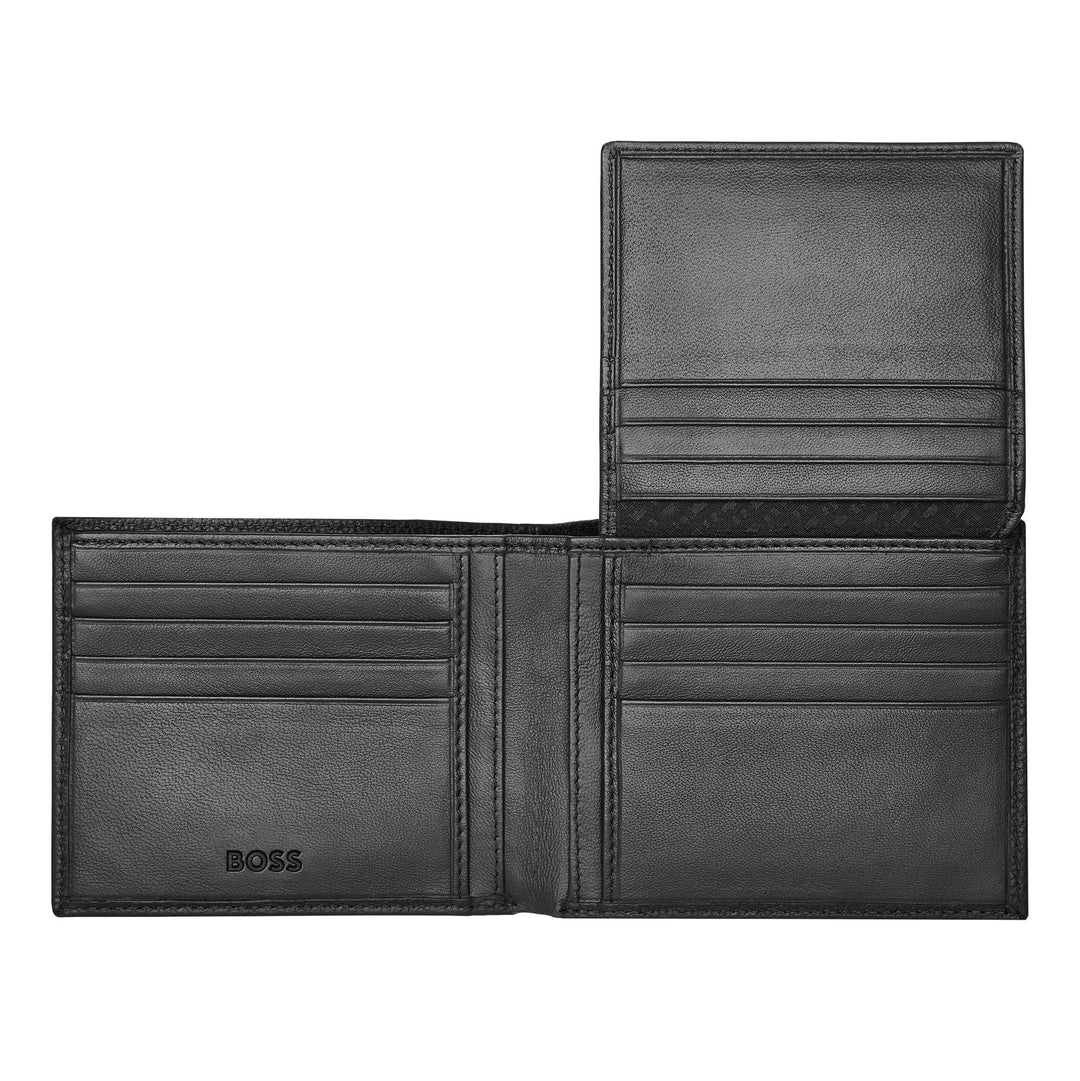 Hugo Boss Portafoglio con patta Classico Granulato Nero HLY416A
