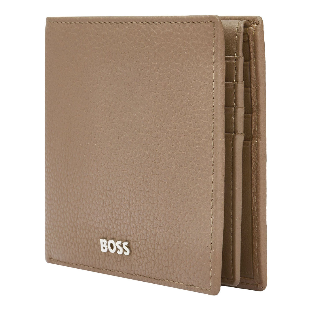 Hugo Boss Portafoglio con patta Classico Granulato Cammello HLY416X