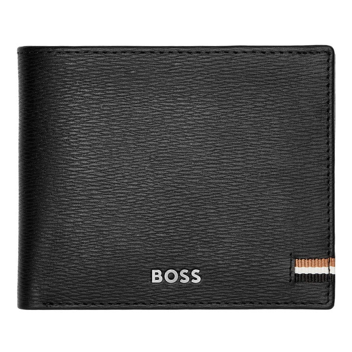 Hugo Boss Portafoglio con patta Iconic Black HLY421A