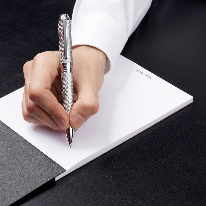 Hugo Boss Elemental Gümüş tükenmez kalem HSI4654C