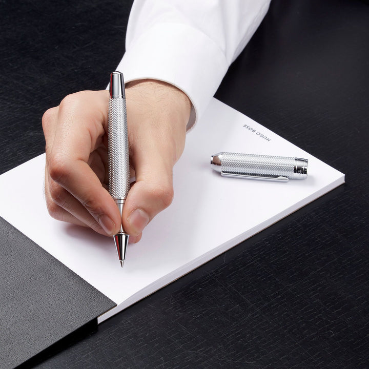 Hugo Boss Elemental Gümüş tükenmez kalem HSI4655C