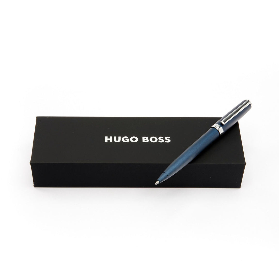 Hugo Boss Tükenmez Kalem Dişlisi Fırçalanmış Lacivert HSK4414N