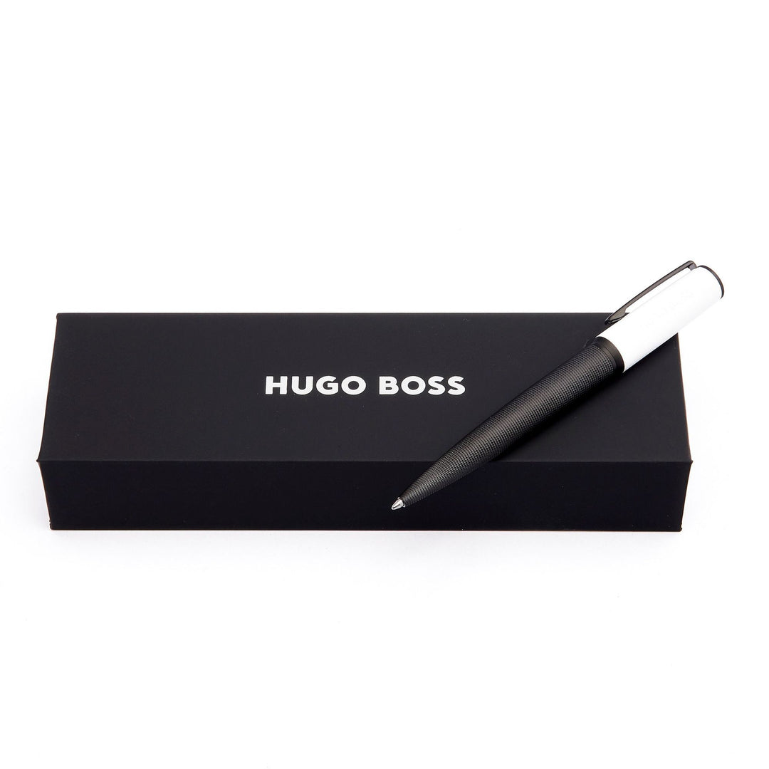 Caneta esferográfica Hugo Boss Arche Iconic Branco HSQ4744F