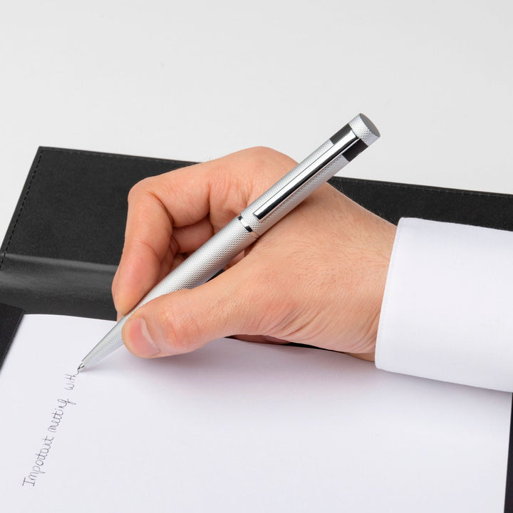 Bolígrafo Hugo Boss Loop Diamante Cromado HSW3674B