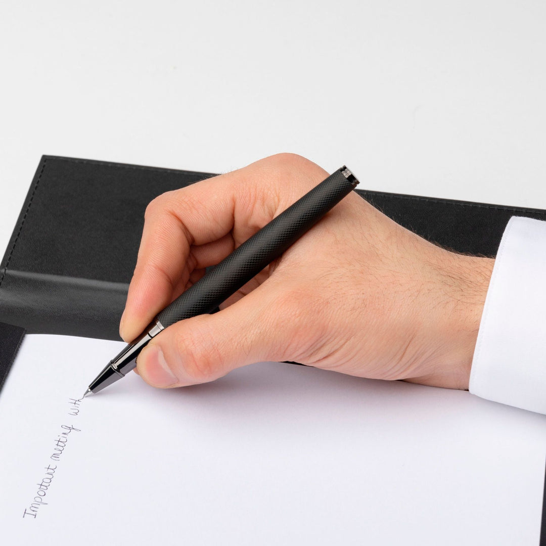 Hugo Boss Pen Roller Loop Diamond Black HSW3675A