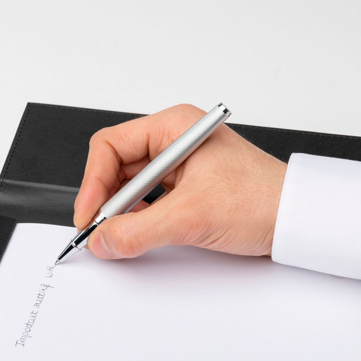 Bolígrafo Hugo Boss Loop Diamante Cromado HSW3675B