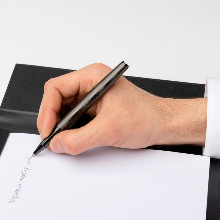 Bolígrafo Hugo Boss Loop Diamond Gun HSW3675D