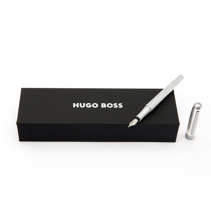 Stylo plume Hugo Boss Essential Métal Argent HSY4872C