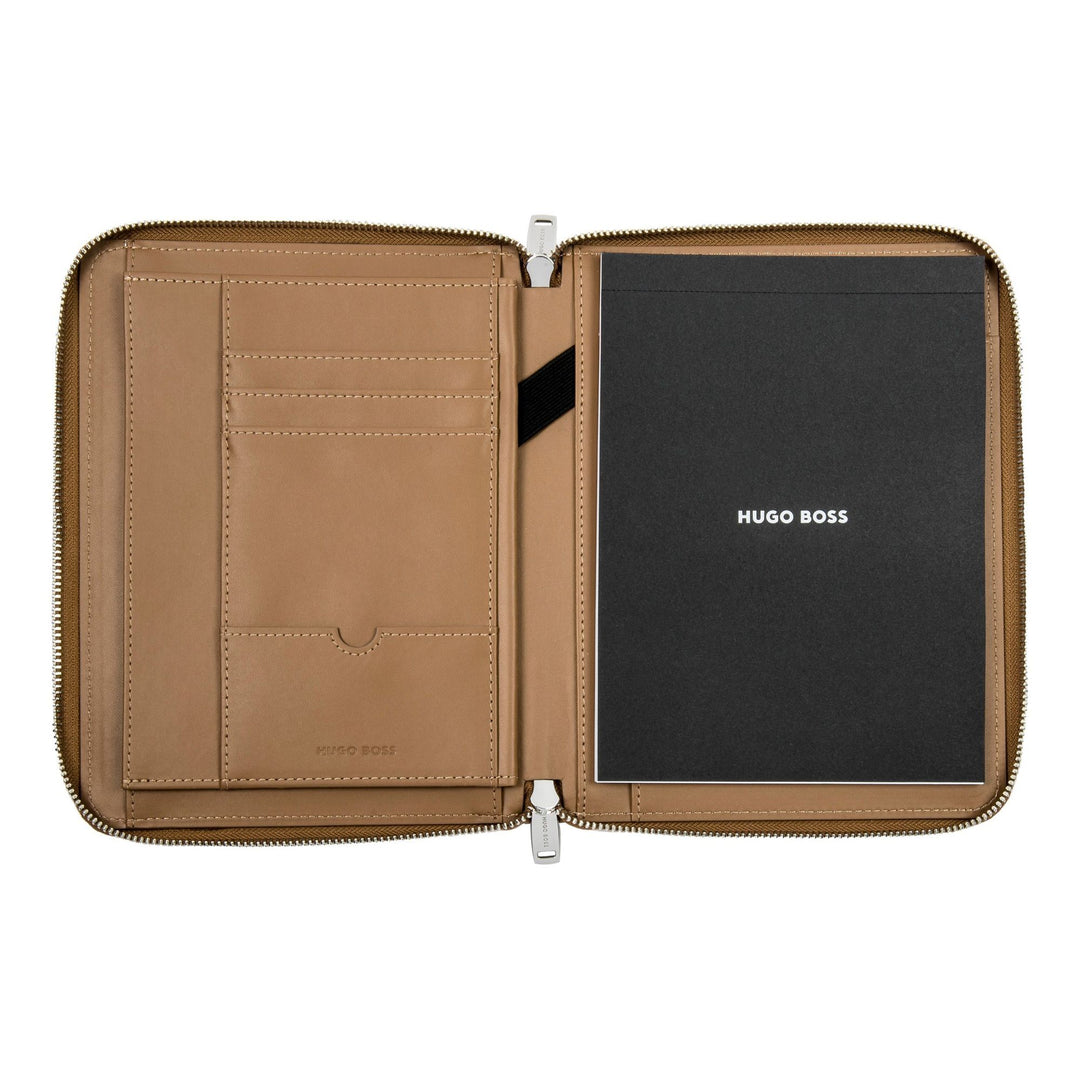 Hugo Boss Cartella per conferenze A5 Pure Iconic Camel HTM410X