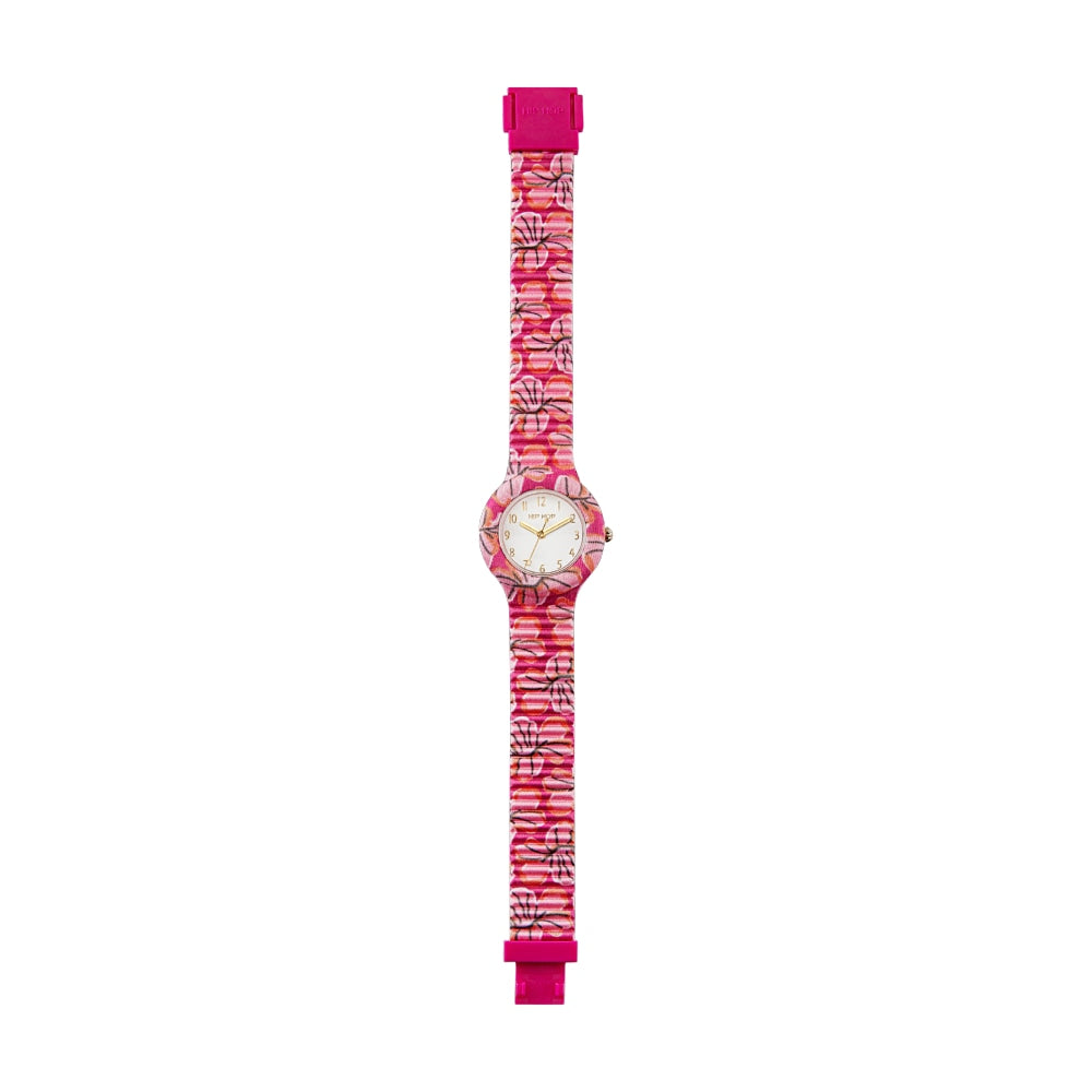 힙합 시계 분홍색 부케 꽃 컬렉션 32mm HWU1174