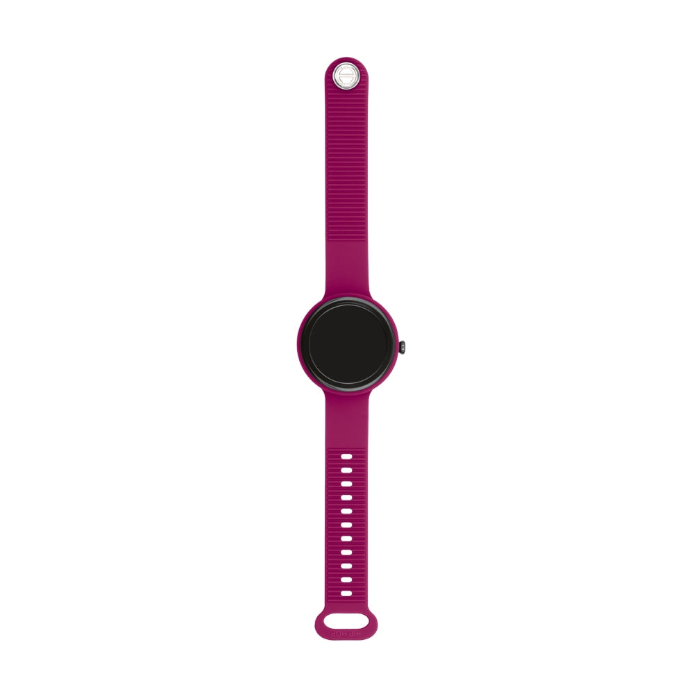 ساعة هيب هوب فوشيا/أسود ذكية HWU1196