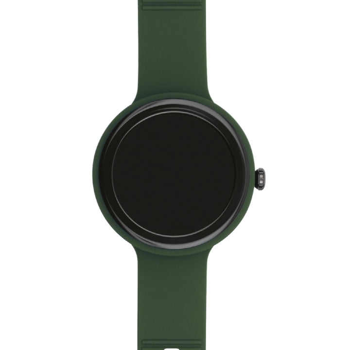 היפ הופ ירוק צבאי/שעון שעון חכם שחור HWU1198