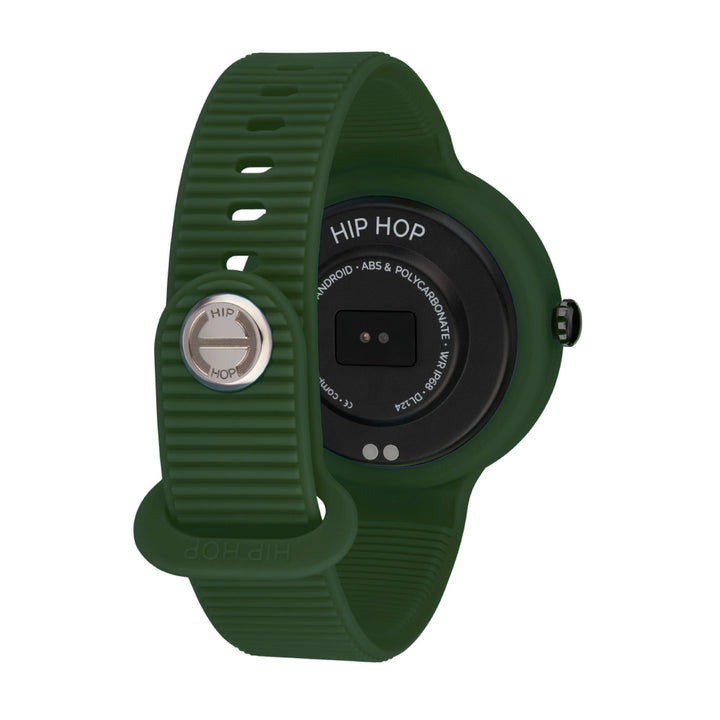 ساعة هيب هوب العسكرية الخضراء/السوداء الذكية HWU1198