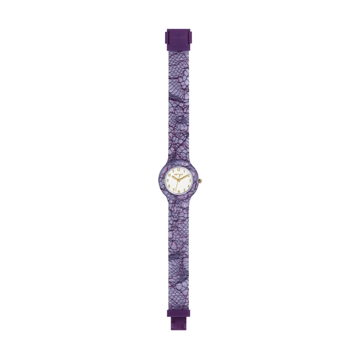 Hip Hop Clock Purple und Fuchsia Lace Collection 32mm Hwu1224