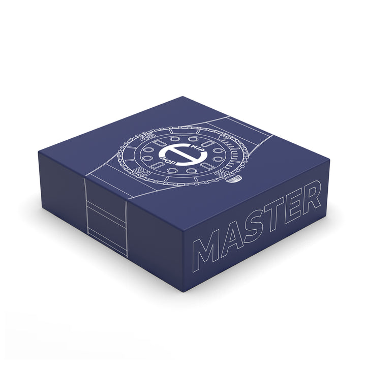 Hip Hop horloge Master Teal Blauw/Zwart 41mm HWU1232