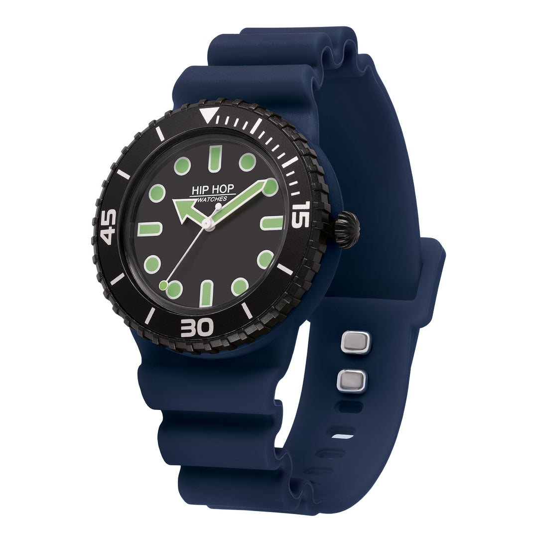 Hip Hop Red/Blue Master Collection Red/Blue 41mm Hwu1235